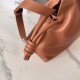 AAA Replica Loewe Flamenco Drawstring Clutch Bag in Brown 1:1 Replica Loewe Flamenco Drawstring Clutch Bag in Brown Knockoff