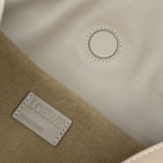 AAA Replica Loewe Flamenco Drawstring Clutch Bag in Beige 1:1 Replica Loewe Flamenco Drawstring Clutch Bag in Beige Knockoff