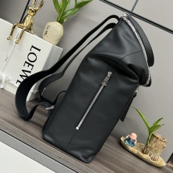 1:1 Replica Loewe Goya Unisex Backpack in Black Knockoff