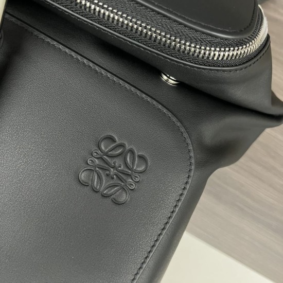 1:1 Replica Loewe Goya Unisex Backpack in Black Knockoff