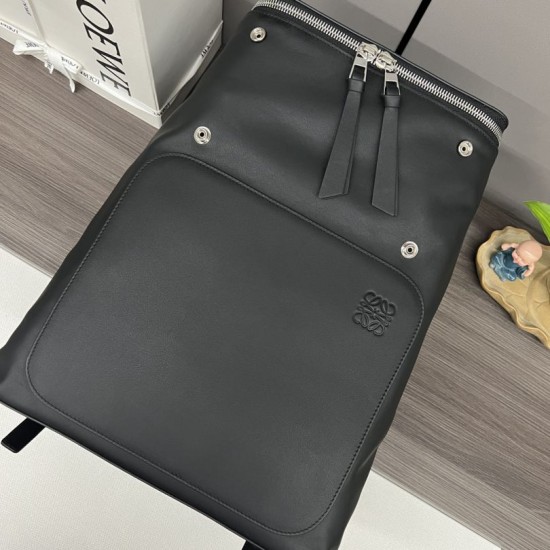 1:1 Replica Loewe Goya Unisex Backpack in Black Knockoff