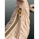 1:1 Replica Miu Miu Wander Matelasse Mini/Small Hobo Bag in Beige Knockoff