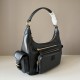 1:1 Replica Miu Miu Crossbody Bag Miu Pocket Nappa 5BC189 Black Knockoff
