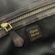 1:1 Replica Miu Miu Pocket shoulder bags with top handle Coffee Knockoff