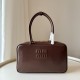 1:1 Replica Miu Miu Beau handbag 5BB172 Maroon Knockoff
