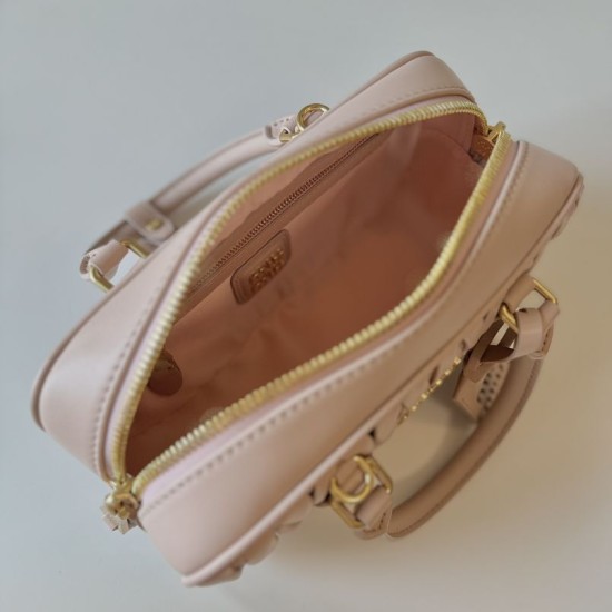 AAA Replica Miu Miu Arcadie Matelassé Nappa handbag 5BB142 Brown 1:1 Replica Miu Miu Arcadie Matelassé Nappa handbag 5BB142 Brown Knockoff