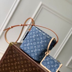 1:1 Replica Louis Vuitton All In BB Denim Bucket Bag M28107 Knockoff
