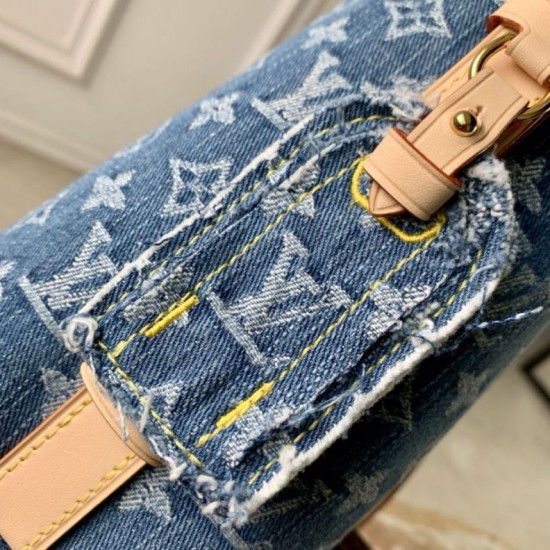 AAA Replica Louis Vuitton All In BB Denim Bucket Bag M28107 1:1 Replica Louis Vuitton All In BB Denim Bucket Bag M28107 Knockoff