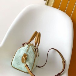 1:1 Replica Louis Vuitton Speedy Bandoulière 20 Bag M27530 Green Knockoff