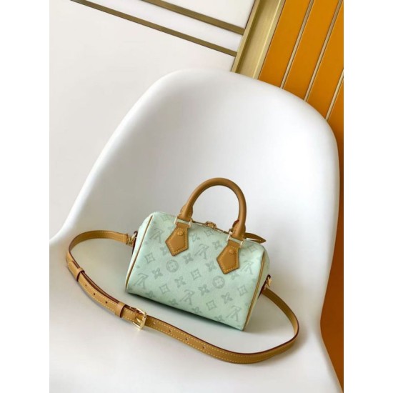AAA Replica Louis Vuitton Speedy Bandoulière 20 Bag M27530 Green 1:1 Replica Louis Vuitton Speedy Bandoulière 20 Bag M27530 Green Knockoff