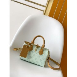 1:1 Replica Louis Vuitton Speedy Bandoulière 20 Bag M27530 Green Knockoff