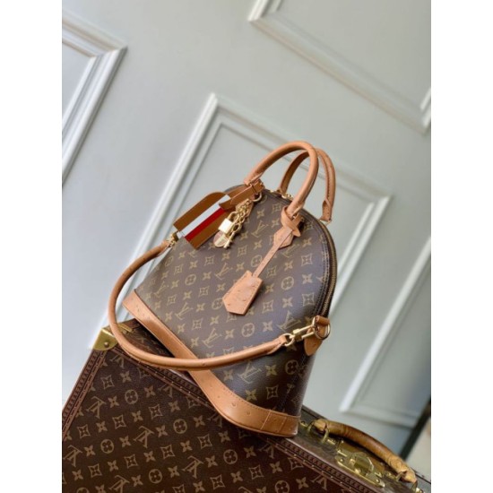 1:1 Replica Louis Vuitton Alma MM Soft Celebration Bag N30049 Knockoff