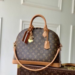 1:1 Replica Louis Vuitton Alma MM Soft Celebration Bag N30049 Knockoff