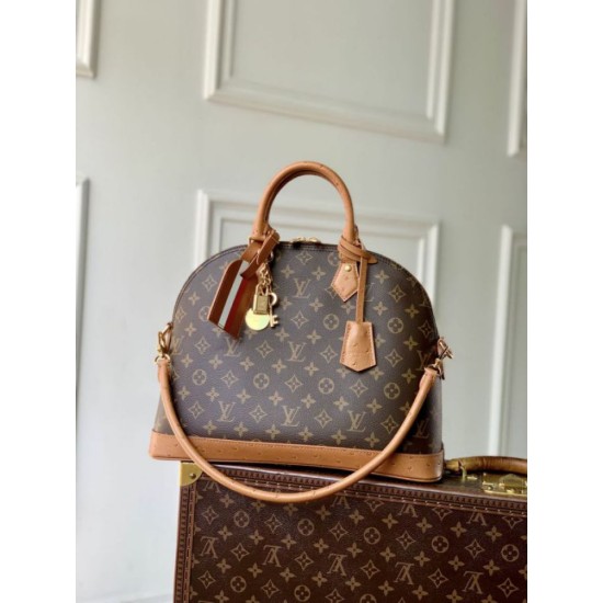 1:1 Replica Louis Vuitton Alma MM Soft Celebration Bag N30049 Knockoff