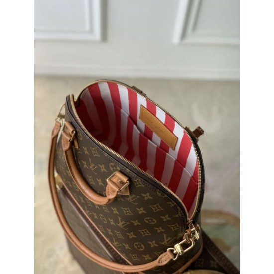 1:1 Replica Louis Vuitton Alma MM Soft Celebration Bag N30049 Knockoff