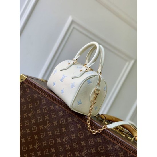 1:1 Replica Louis Vuitton Speedy Bandoulière 20 bag M28314 blue Knockoff