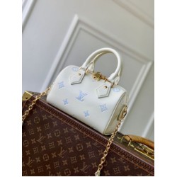 1:1 Replica Louis Vuitton Speedy Bandoulière 20 bag M28314 blue Knockoff