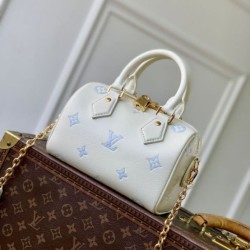 1:1 Replica Louis Vuitton Speedy Bandoulière 20 bag M28314 blue Knockoff