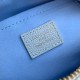 1:1 Replica Louis Vuitton Speedy Bandoulière 20 bag M28314 blue Knockoff
