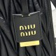 AAA Replica Miu Miu tote bag in black quilted nappa leather 1:1 Replica Miu Miu tote bag in black quilted nappa leather Knockoff