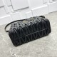 AAA Replica Miu Miu tote bag in black quilted nappa leather 1:1 Replica Miu Miu tote bag in black quilted nappa leather Knockoff