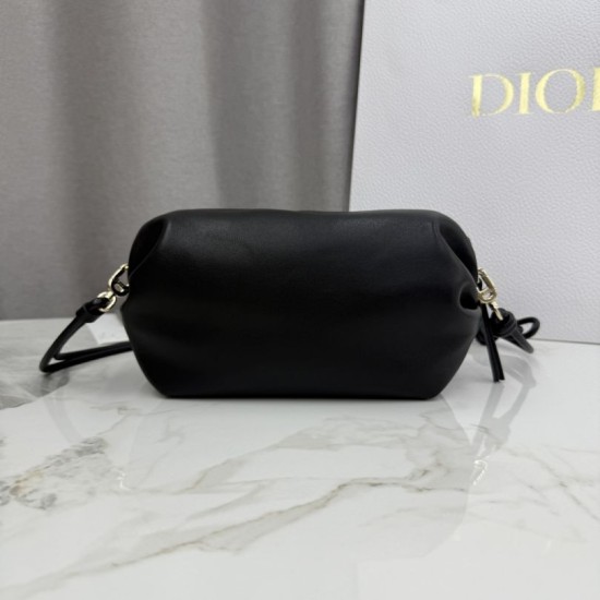 AAA Replica Dior Bow shoulder bag in black 1:1 Replica Dior Bow shoulder bag in black Knockoff