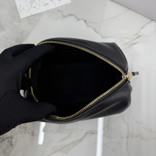 AAA Replica Dior Bow shoulder bag in black 1:1 Replica Dior Bow shoulder bag in black Knockoff
