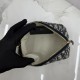 1:1 Replica Dior Bow clutch bag in jacquard Oblique with blue motif Knockoff