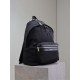 1:1 Replica YSL Saint Laurent City backpack in black canvas with leather trim Knockoff