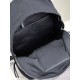 1:1 Replica YSL Saint Laurent City backpack in black canvas with leather trim Knockoff