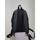 1:1 Replica YSL Saint Laurent City backpack in black canvas with leather trim Knockoff