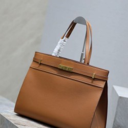 AAA Replica YSL Saint Laurent Manhattan Nano shopper bag in brown 1:1 Replica YSL Saint Laurent Manhattan Nano shopper bag in brown Knockoff
