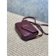 1:1 Replica YSL Saint Laurent Loulou mini shoulder bag in burgundy Knockoff