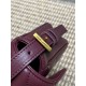 1:1 Replica YSL Saint Laurent Loulou mini shoulder bag in burgundy Knockoff