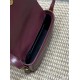 1:1 Replica YSL Saint Laurent Loulou mini shoulder bag in burgundy Knockoff