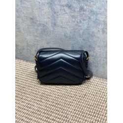 1:1 Replica YSL Saint Laurent Loulou mini shoulder bag in black Knockoff