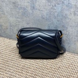 AAA Replica YSL Saint Laurent Loulou mini shoulder bag in black 1:1 Replica YSL Saint Laurent Loulou mini shoulder bag in black Knockoff