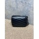1:1 Replica YSL Saint Laurent Loulou mini shoulder bag in black Knockoff