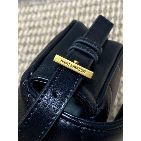 1:1 Replica YSL Saint Laurent Loulou mini shoulder bag in black Knockoff