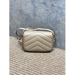 1:1 Replica YSL Saint Laurent Loulou mini shoulder bag in beige Knockoff