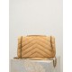 AAA Replica YSL Saint Laurent LouLou Medium in brown quilted suede 1:1 Replica YSL Saint Laurent LouLou Medium in brown quilted suede Knockoff