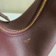 1:1 Replica Celine Lulu shoulder bag for teenagers in burgundy Knockoff