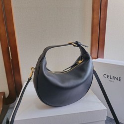 1:1 Replica Celine Lulu shoulder bag for teenagers in black Knockoff