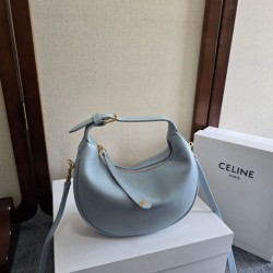 1:1 Replica Celine Lulu shoulder bag for teenagers in blue Knockoff
