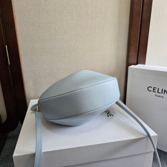 1:1 Replica Celine Lulu shoulder bag for teenagers in blue Knockoff