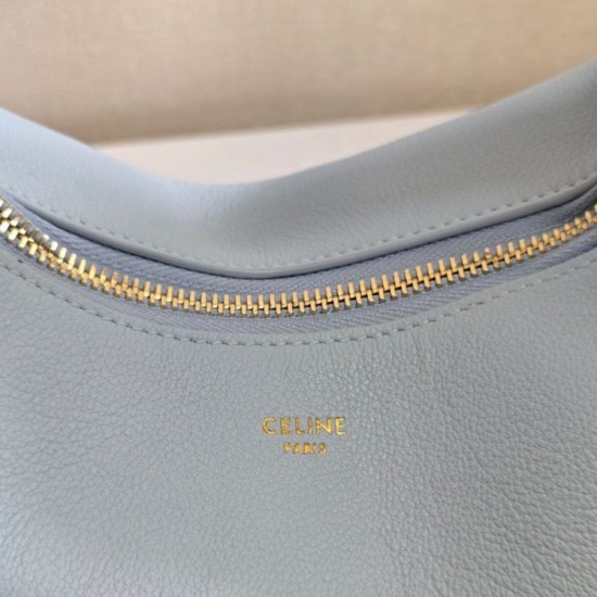 1:1 Replica Celine Lulu shoulder bag for teenagers in blue Knockoff