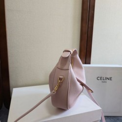 1:1 Replica Celine Lulu shoulder bag for teenagers in pink Knockoff