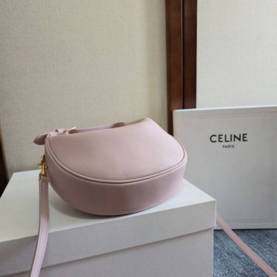 1:1 Replica Celine Lulu shoulder bag for teenagers in pink Knockoff