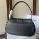 1:1 Replica Celine Polly medium shoulder bag in black Knockoff
