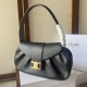 1:1 Replica Celine Polly medium shoulder bag in black Knockoff